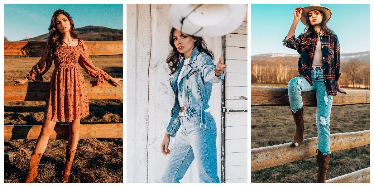 styl western w modzie damskiej
