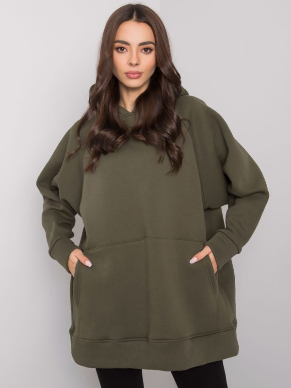 Khaki bluza kangurka damska Selita