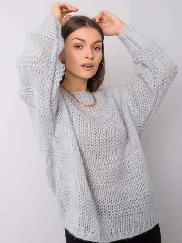 Szary sweter Reeva OCH BELLA