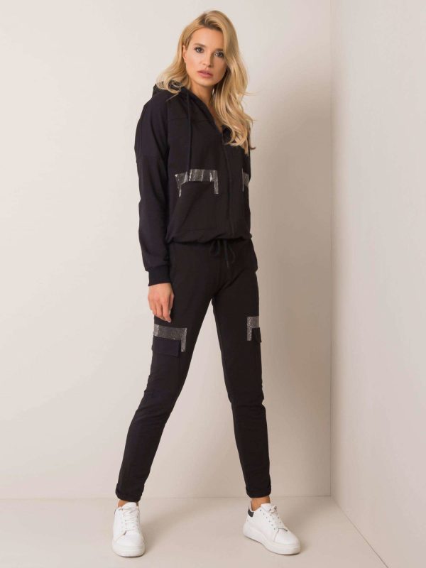 Czarny komplet Jammie