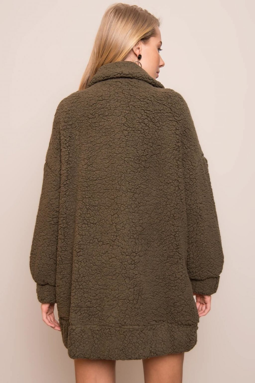 Khaki kurtka oversize BSL