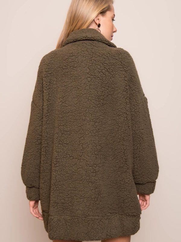 Khaki kurtka oversize BSL