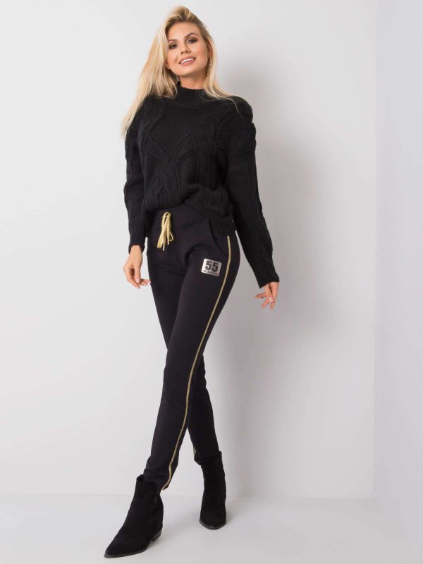 Czarne spodnie Monique