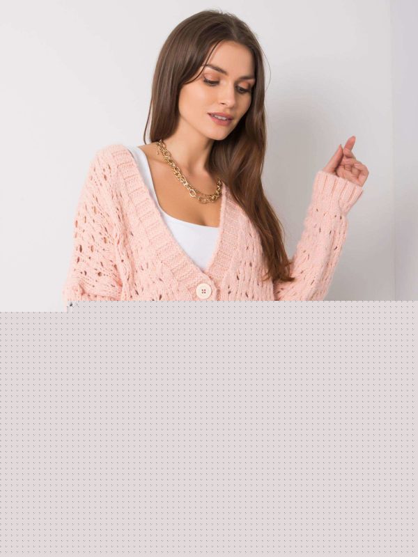 Jasnoróżowy sweter Calliope RUE PARIS