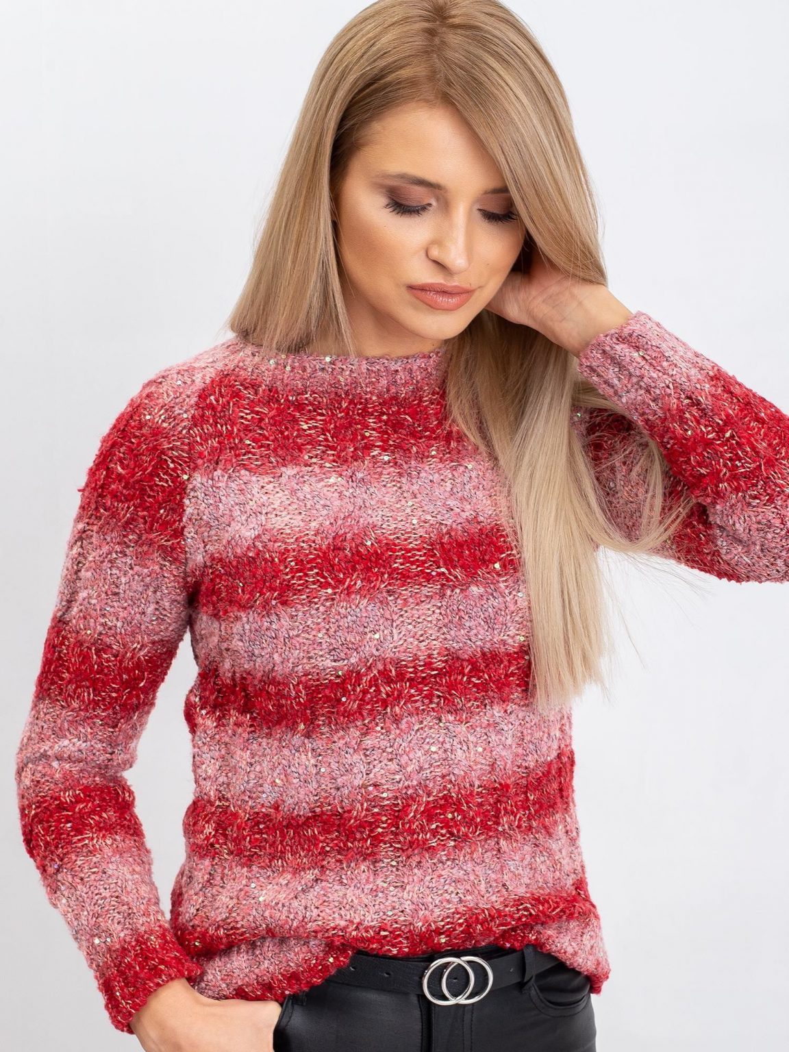 Czerwony sweter Betty