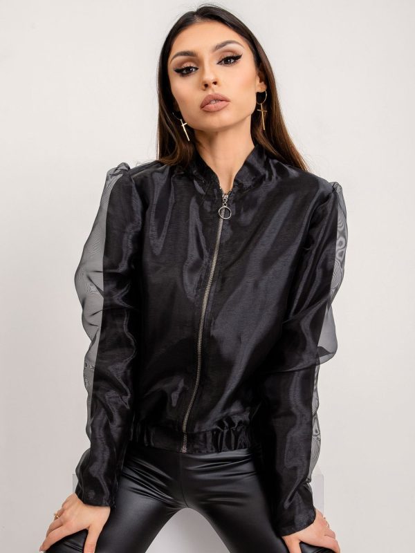 BSL Czarna bluza bomberka