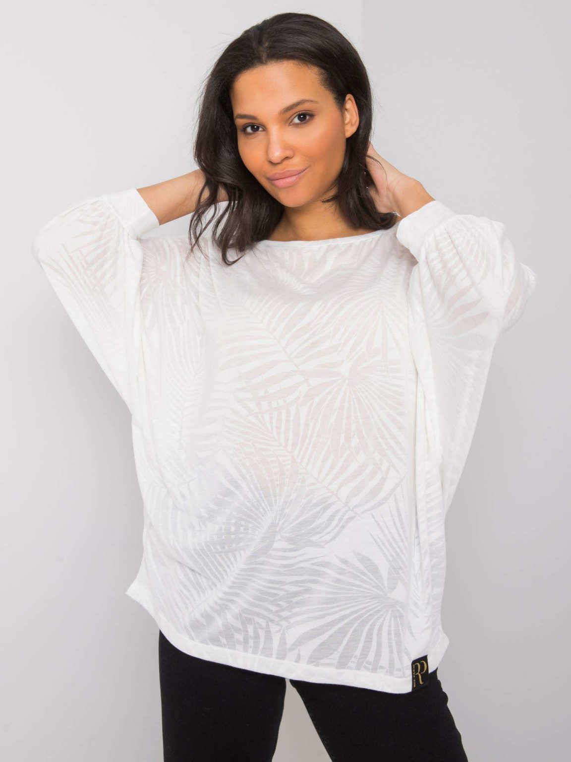 Biała bluzka plus size Louna RUE PARIS