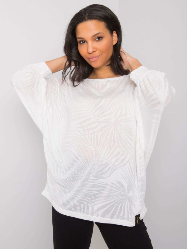Biała bluzka plus size Louna RUE PARIS