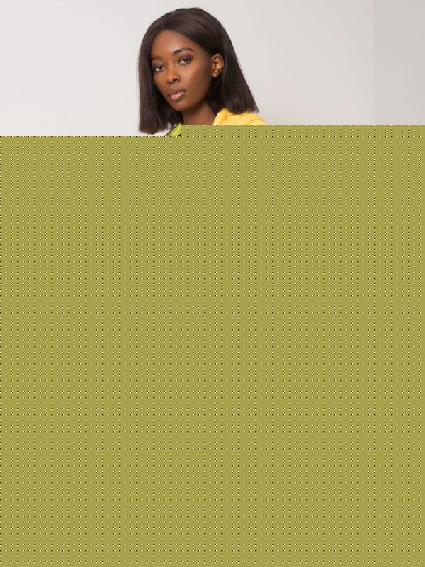 Żółta rozpinana bluza z kapturem Mayar