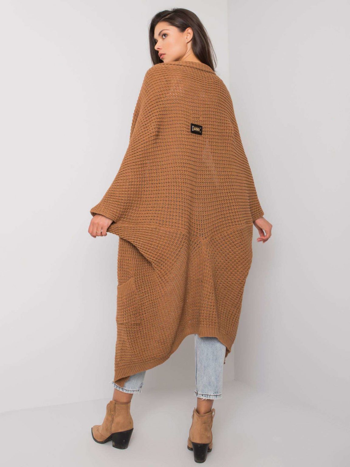 Brązowy sweter Ally OCH BELLA