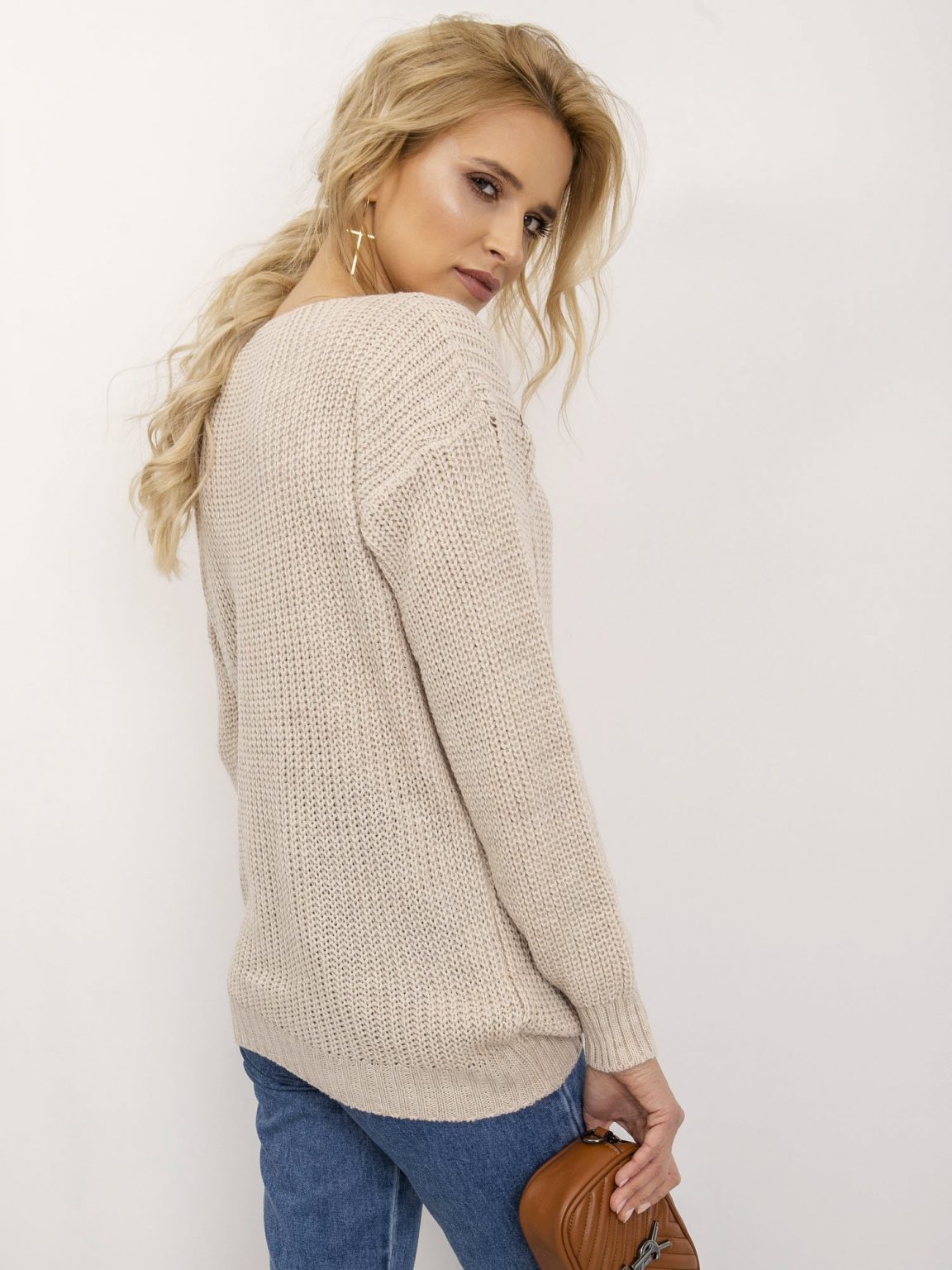 Beżowy sweter Personal