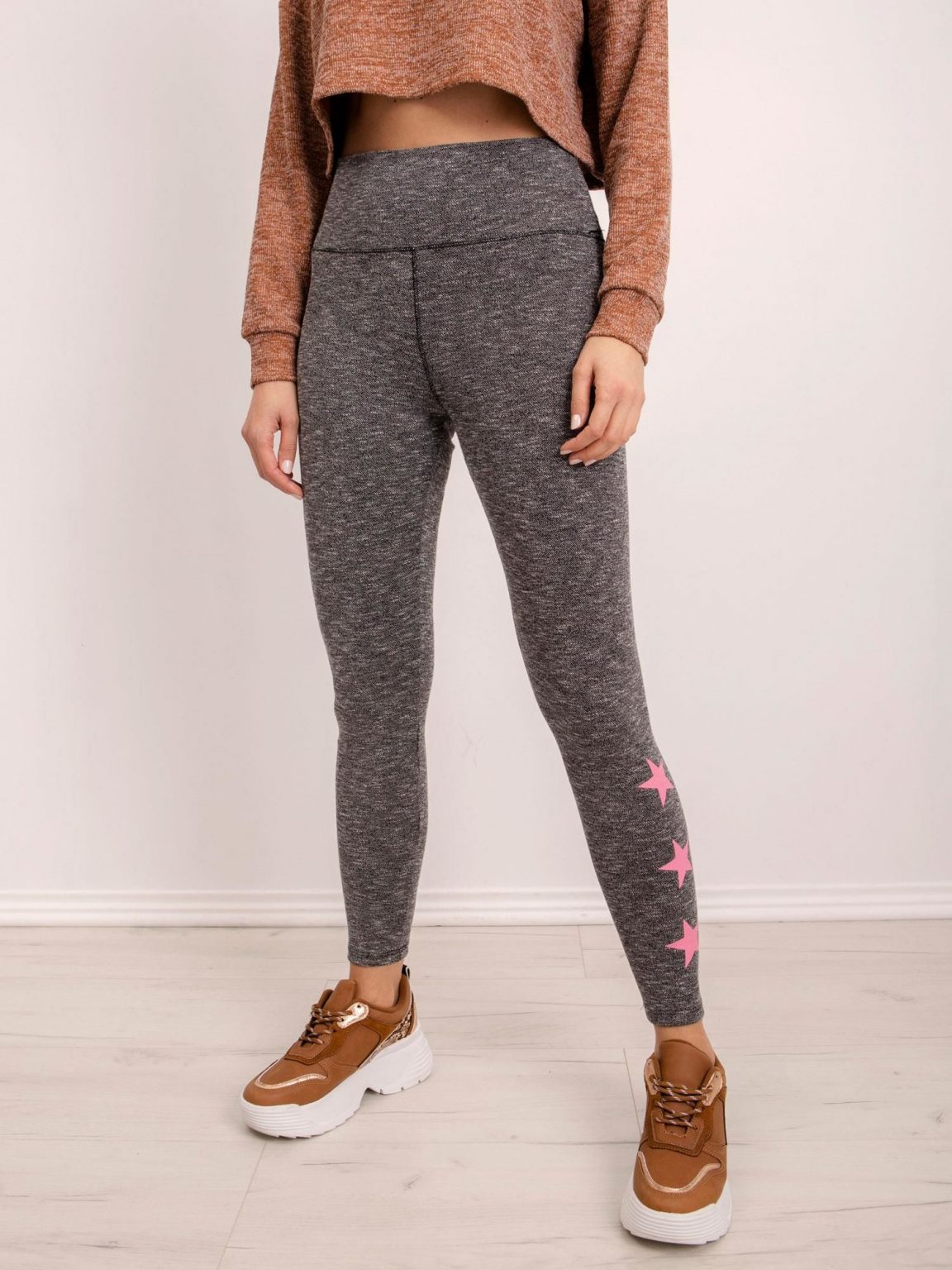 BSL Ciemnoszare legginsy