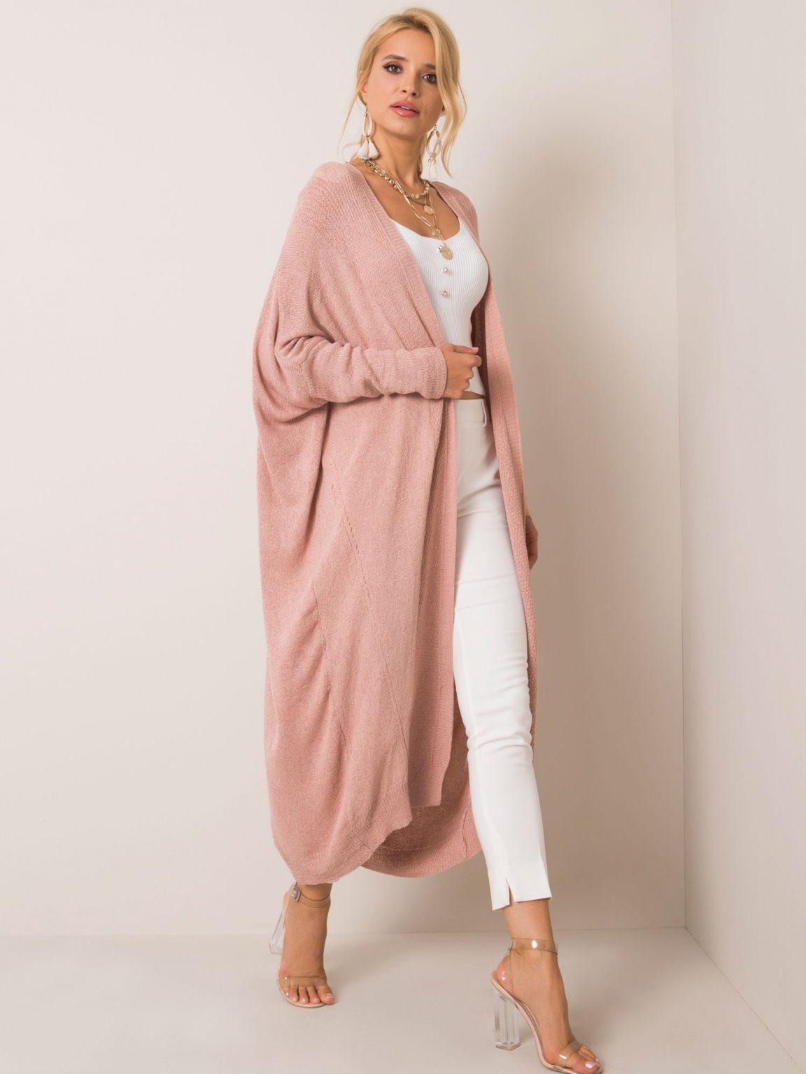 Różowy sweter Sophia RUE PARIS