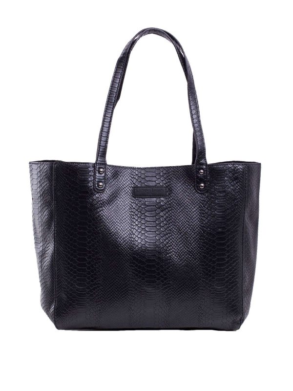 Czarna torba shopper