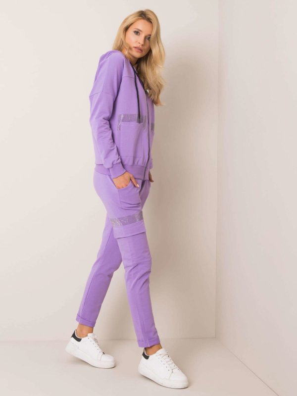 Fioletowy komplet Jammie