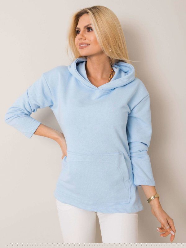 Jasnoniebieska bluza Hattie