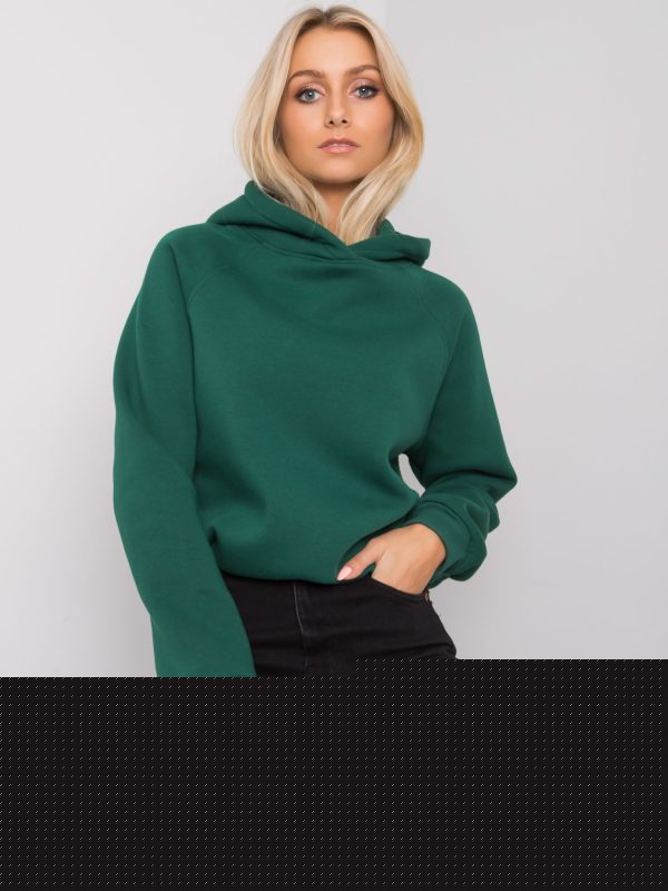 Ciemnozielona bluza dresowa Nicole