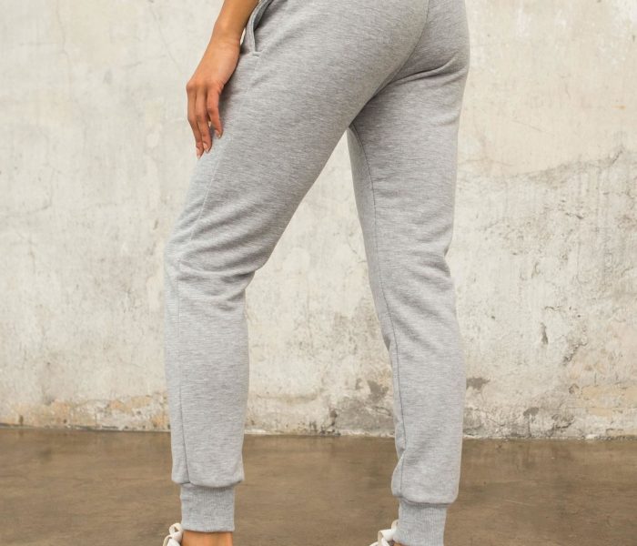 Hurtownia FOR FITNESS Szare spodnie dresowe Citylight