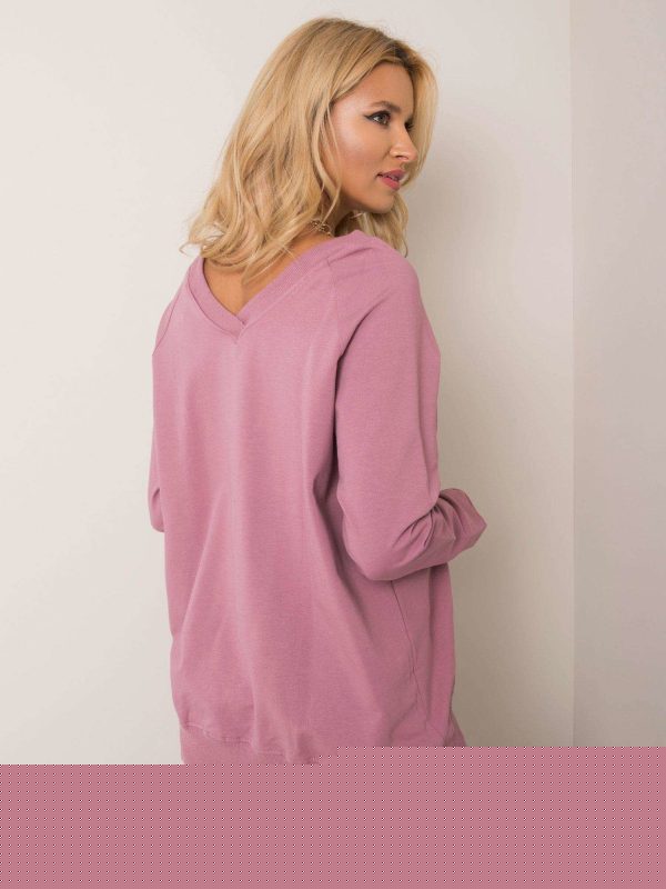 Wrzosowa bluza Leila RUE PARIS