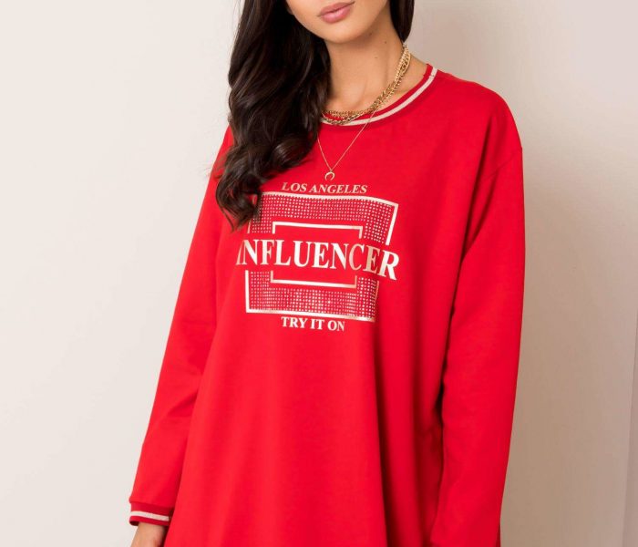 Hurtownia Czerwona bluza Dorianna
