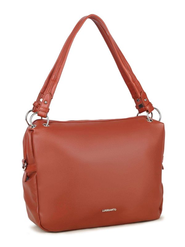 Brązowa torba z ekoskóry LUIGISANTO
