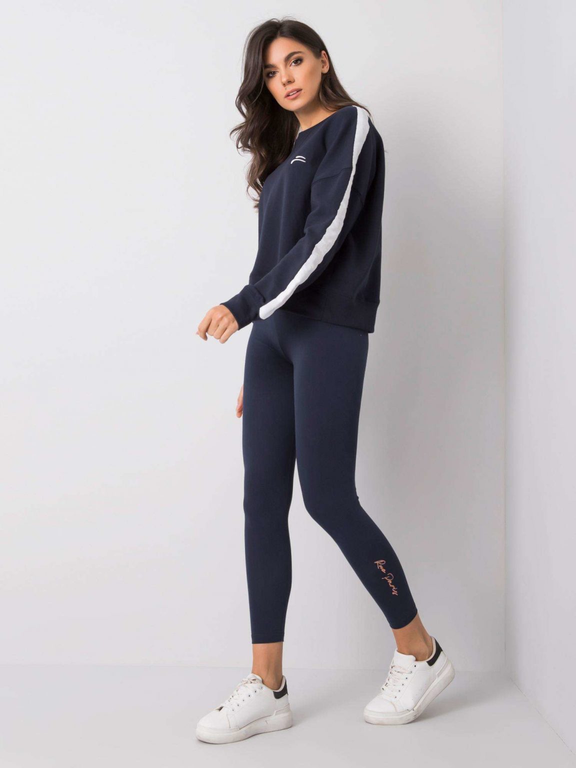Granatowe legginsy Angie RUE PARIS