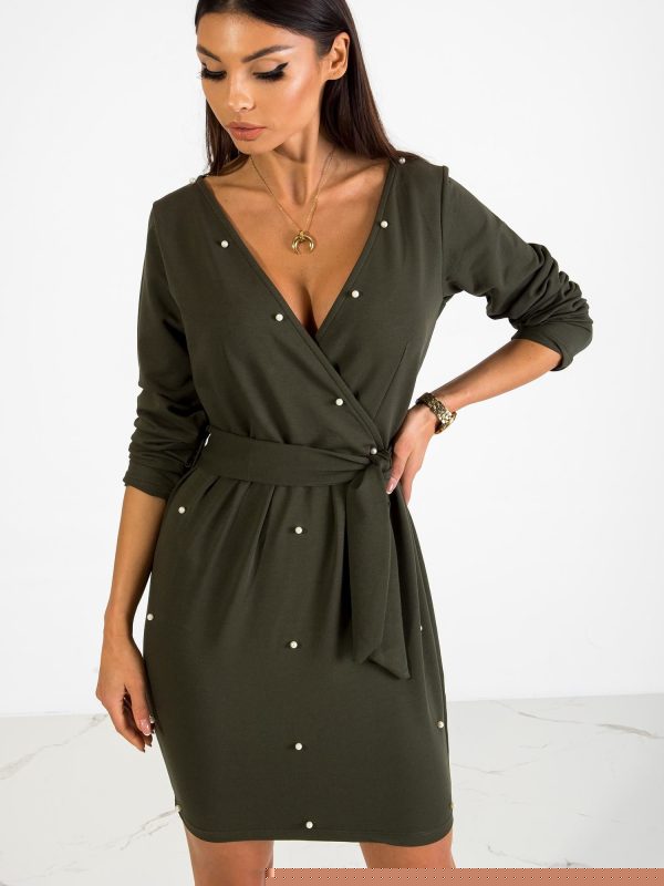 Khaki sukienka Pearl