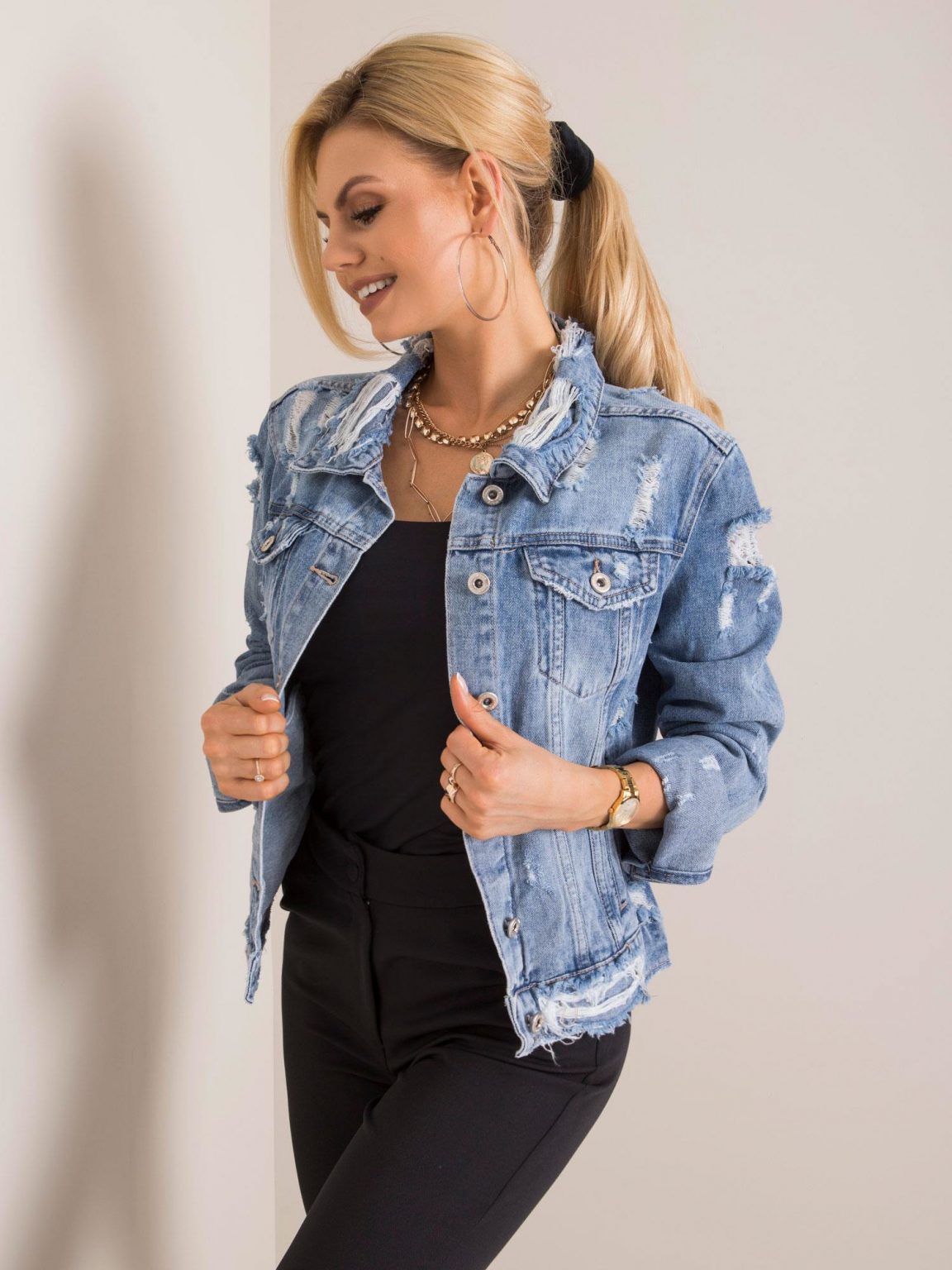 Niebieska kurtka Bandita