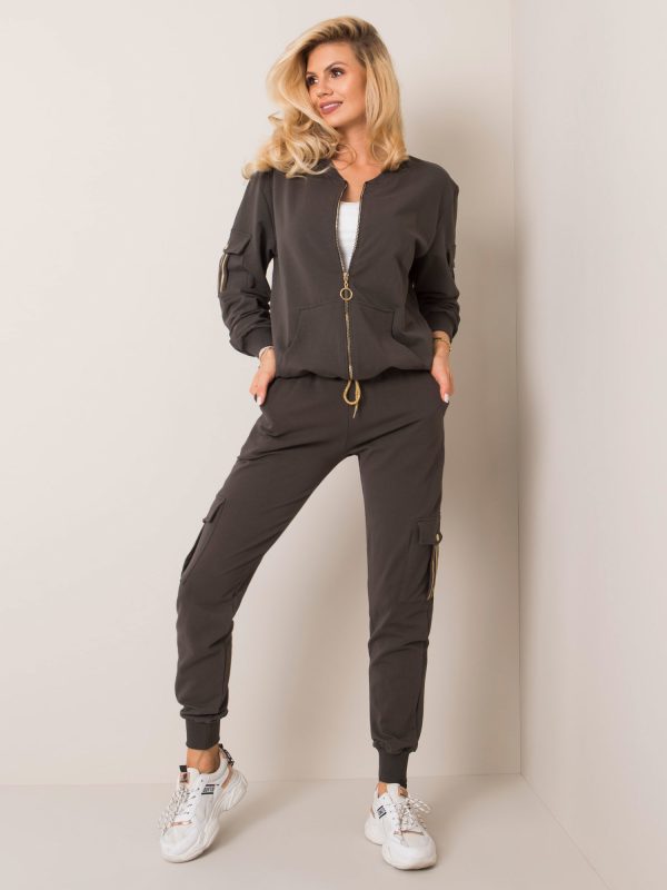 Khaki komplet Samantha