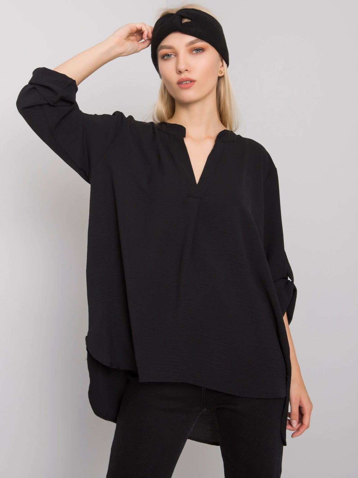 Czarna bluzka oversize Portland