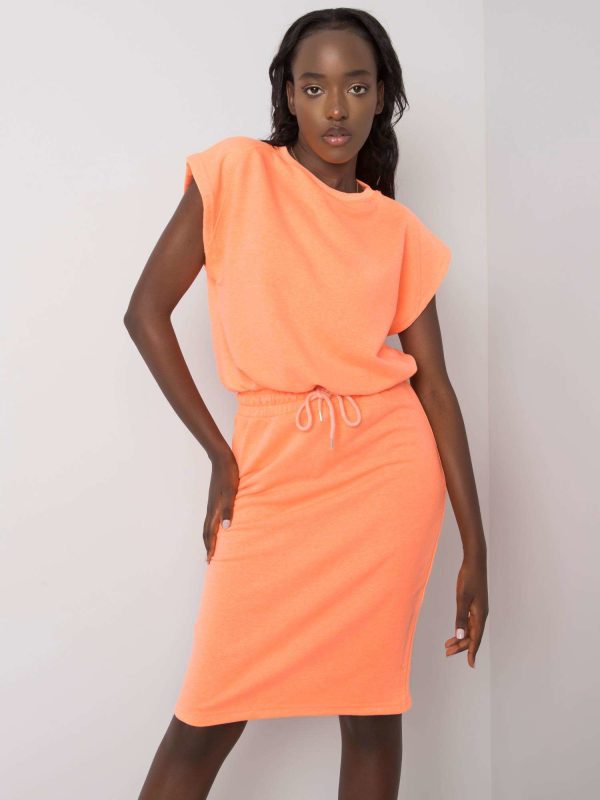 Pomarańczowy damski komplet bawełniany Schelda