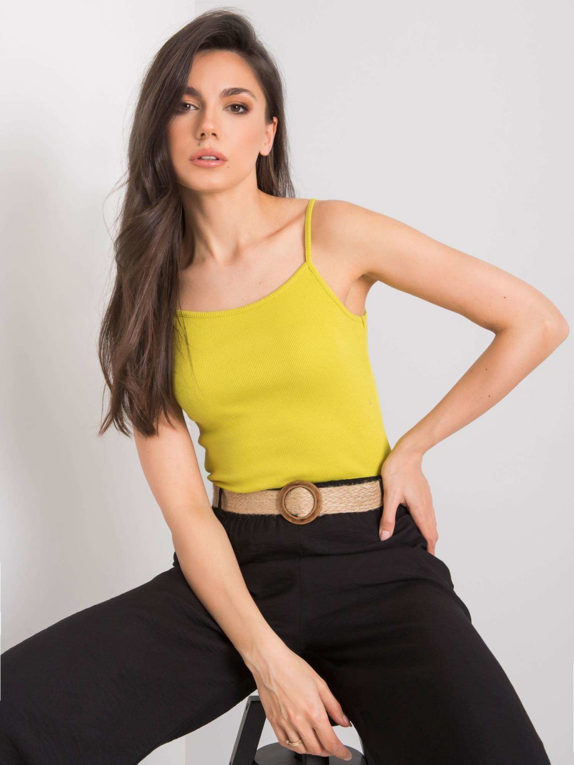 Limonkowy top Lizzie RUE PARIS