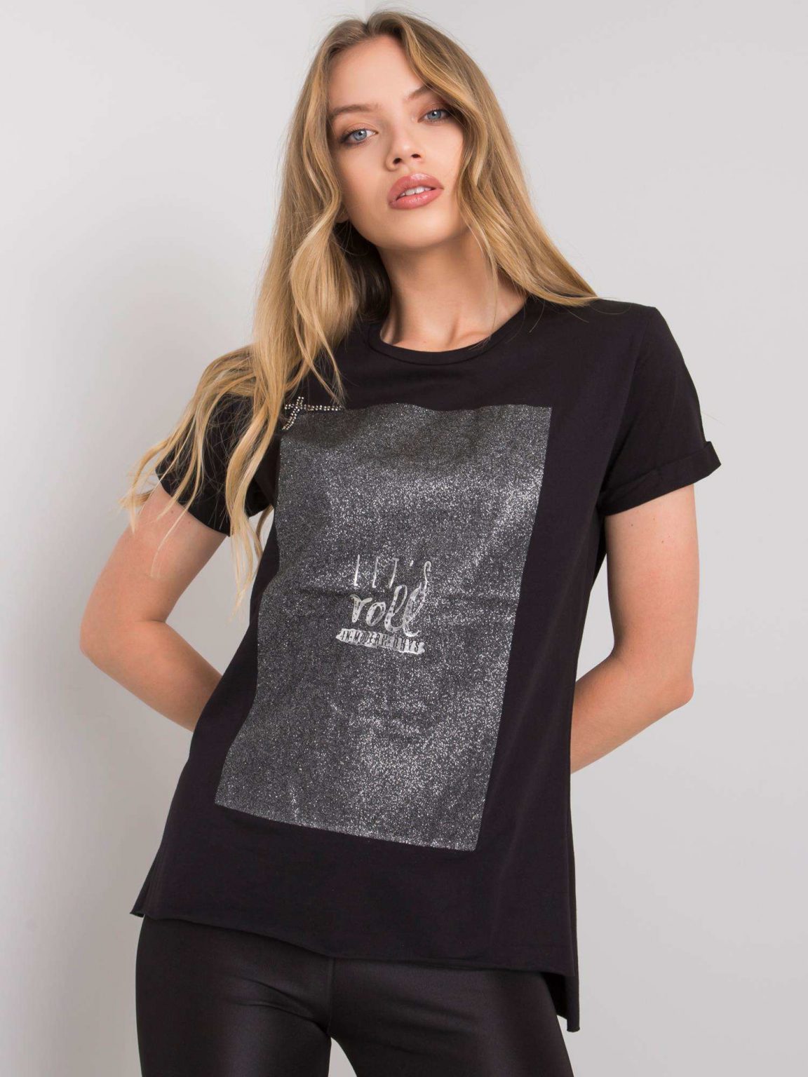 Czarny t-shirt Moon