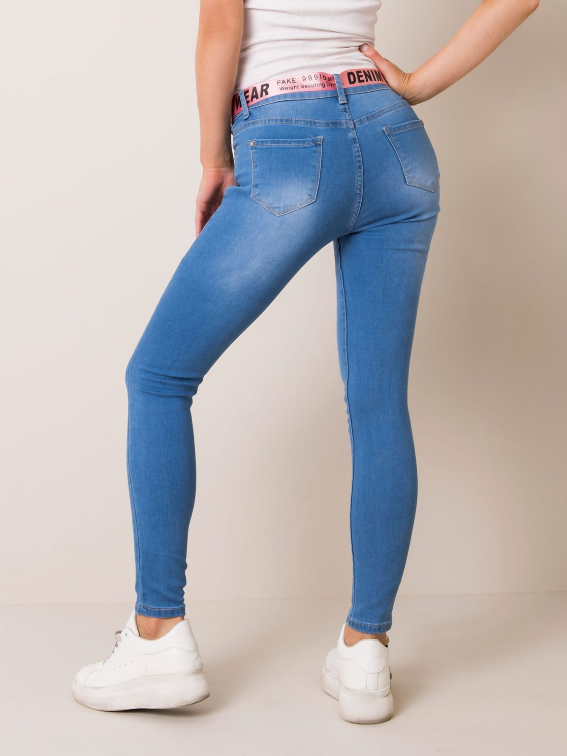 Niebieskie jeansy Fashion