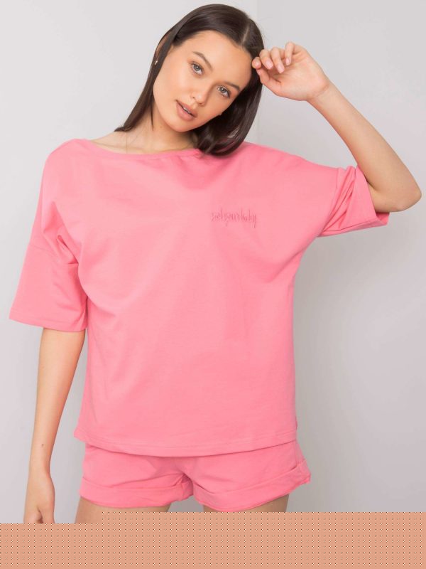 Różowy komplet damski Quanesia