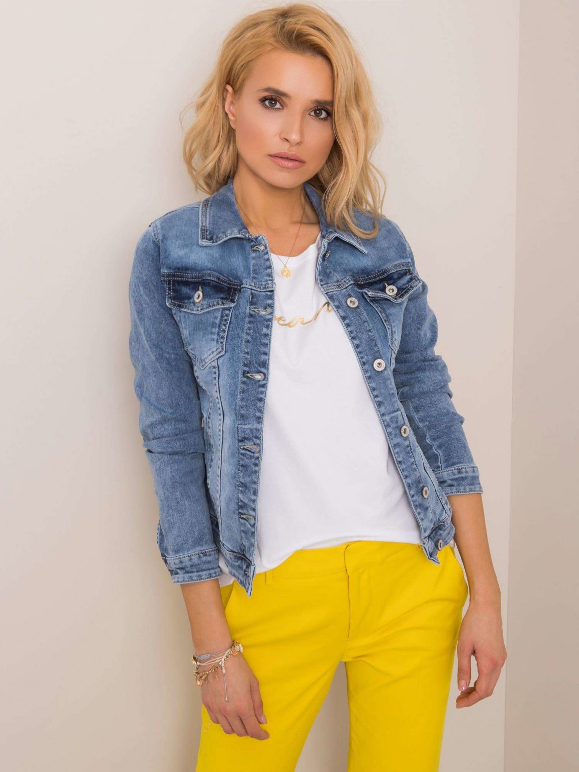 Niebieska kurtka Yasmine