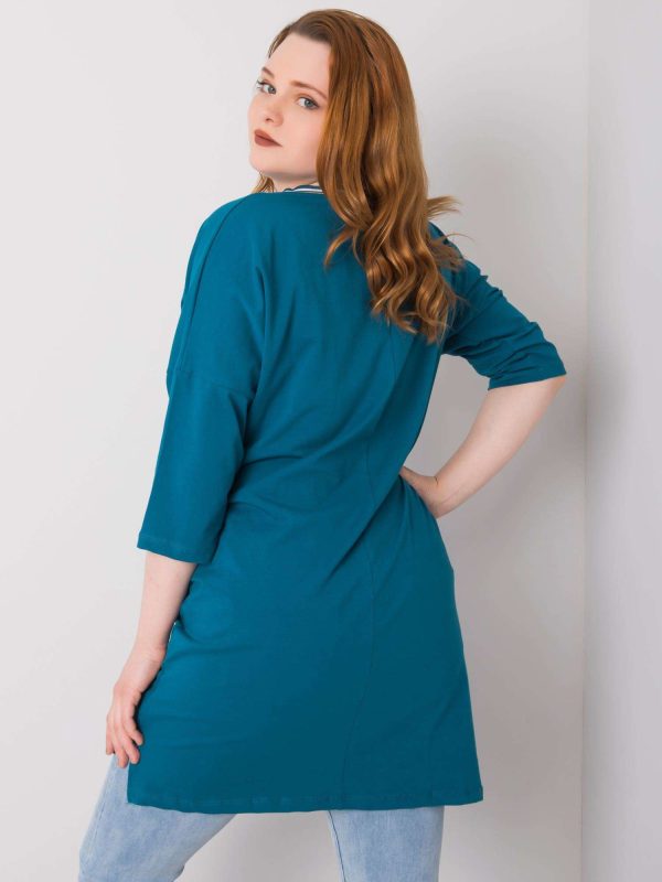 Morska tunika plus size Ida