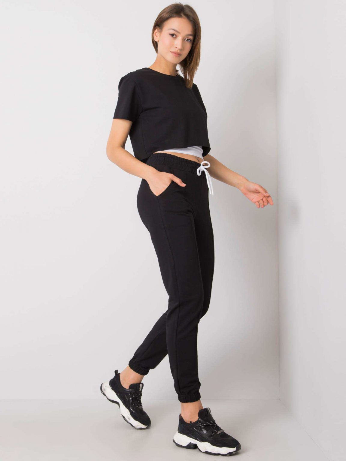 Czarny komplet damski Alida RUE PARIS