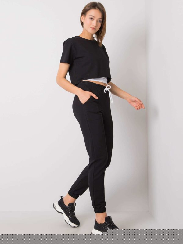 Czarny komplet damski Alida RUE PARIS