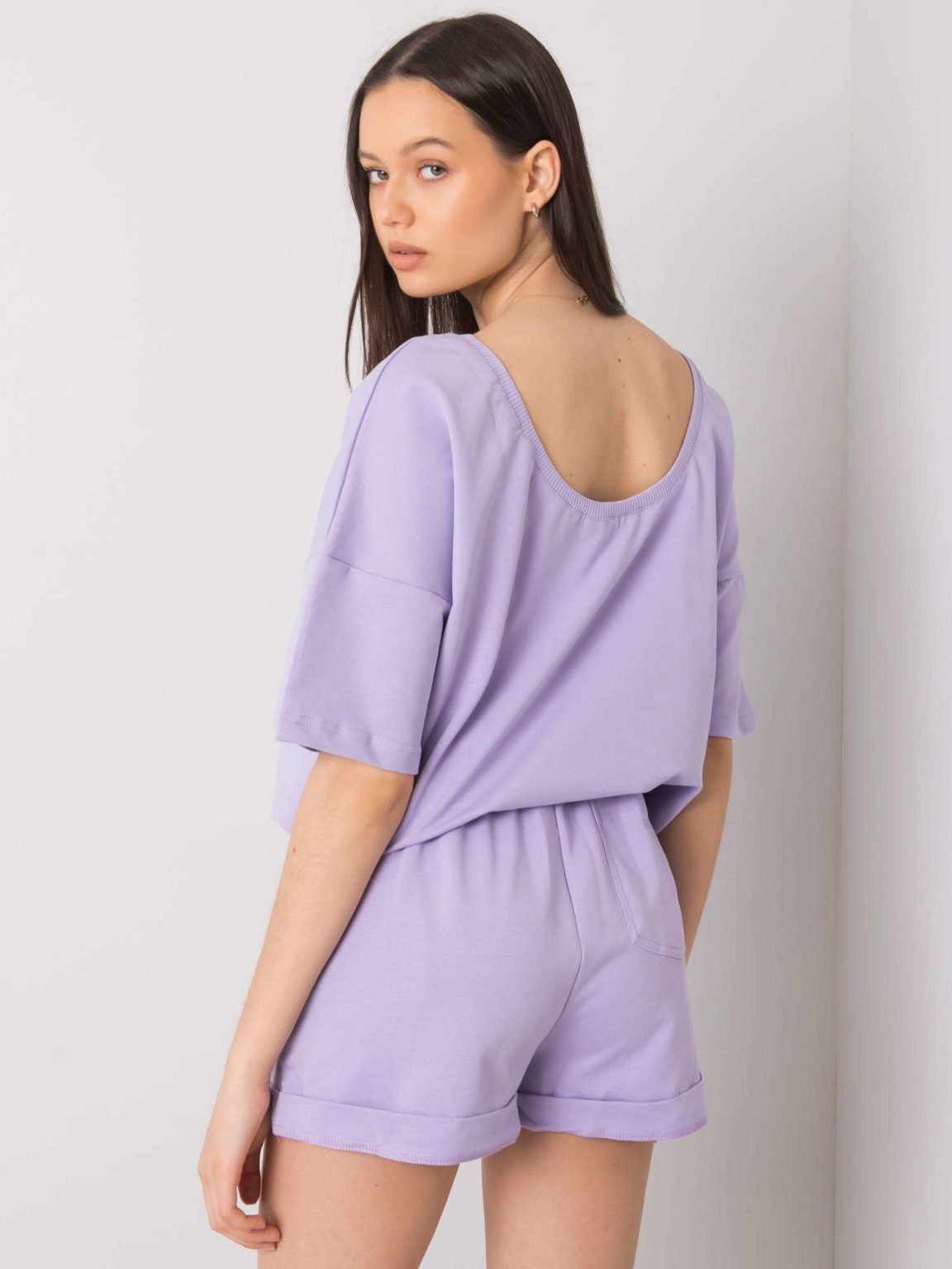 Fioletowy komplet damski Quanesia