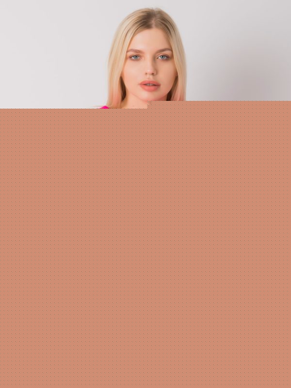 Fuksjowa bawełniana bluza plus size Ninetta