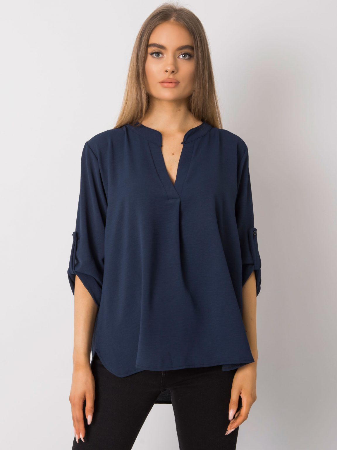 Granatowa bluzka oversize Portland