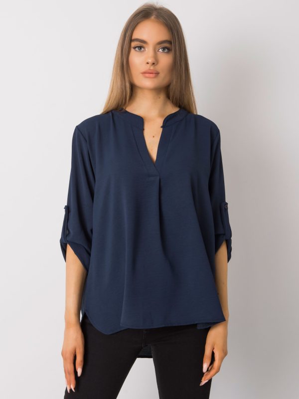 Granatowa bluzka oversize Portland