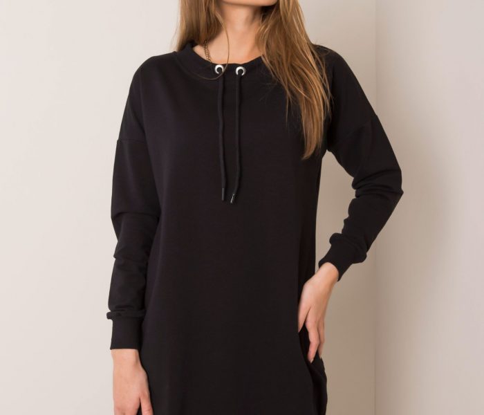 Hurtownia Czarna sukienka Nessa RUE PARIS