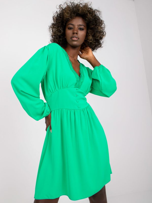 Jasnozielona sukienka mini Libby