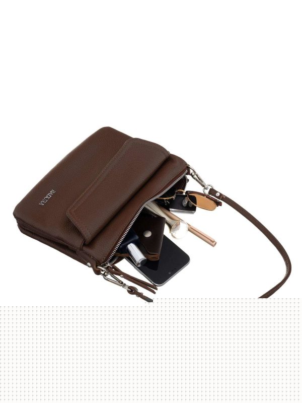 Brązowa listonoszka ze skóry BADURA