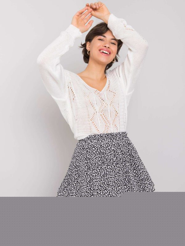 Biało-czarna mini spódnica Betty