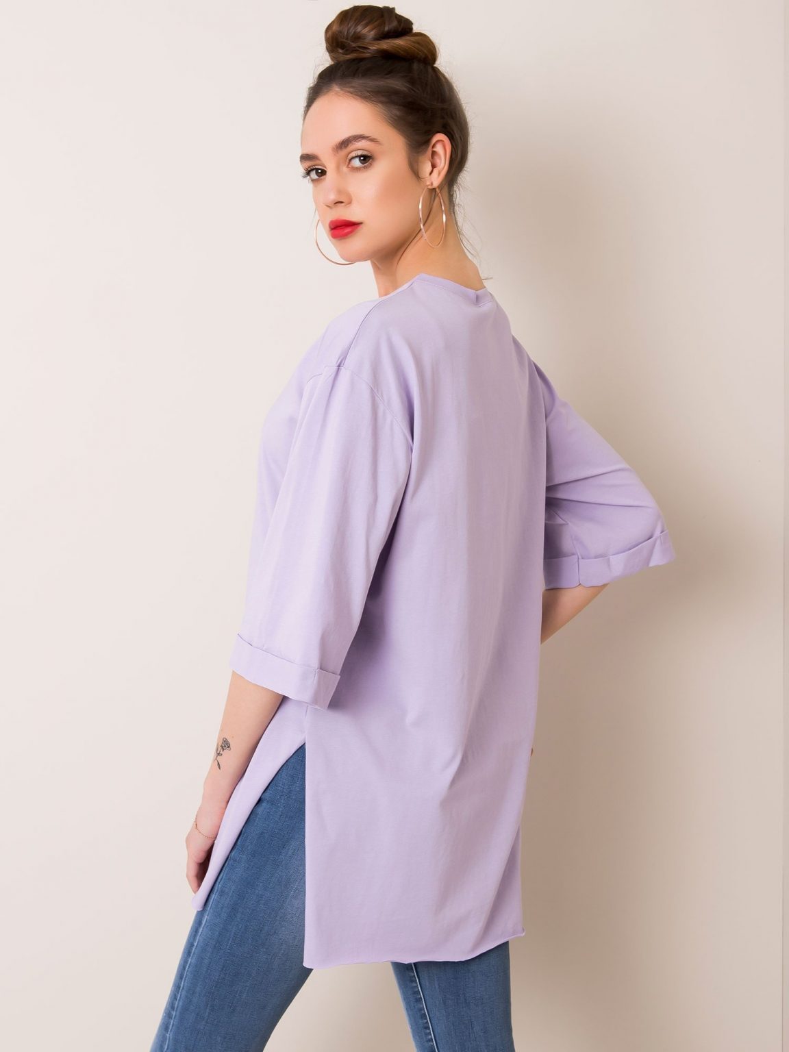 Fioletowy t-shirt Becky RUE PARIS