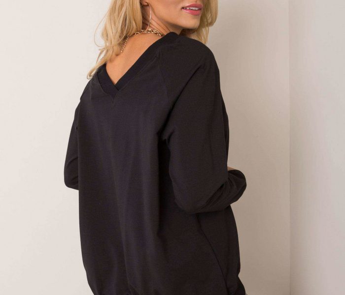 Hurtownia Czarna bluza Leila RUE PARIS