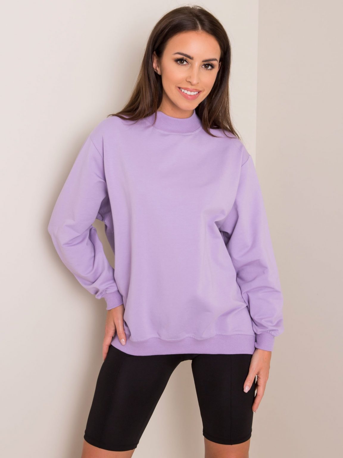 Liliowa bluza Twist